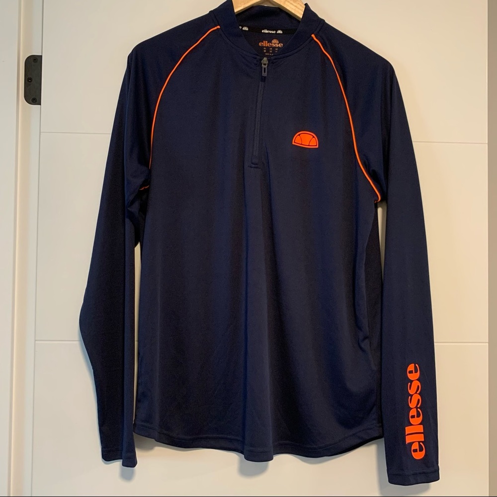 Ellesse | 1/3 Zip Up Long Sleeve Shirt